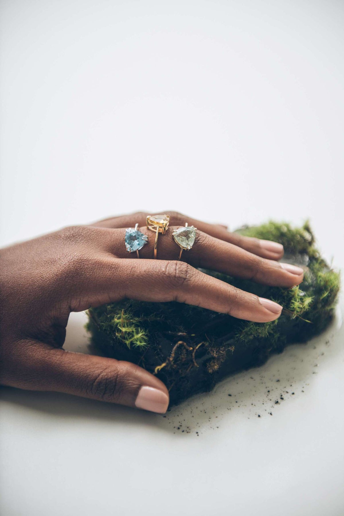 Anel kanju ouro amarelo citrino