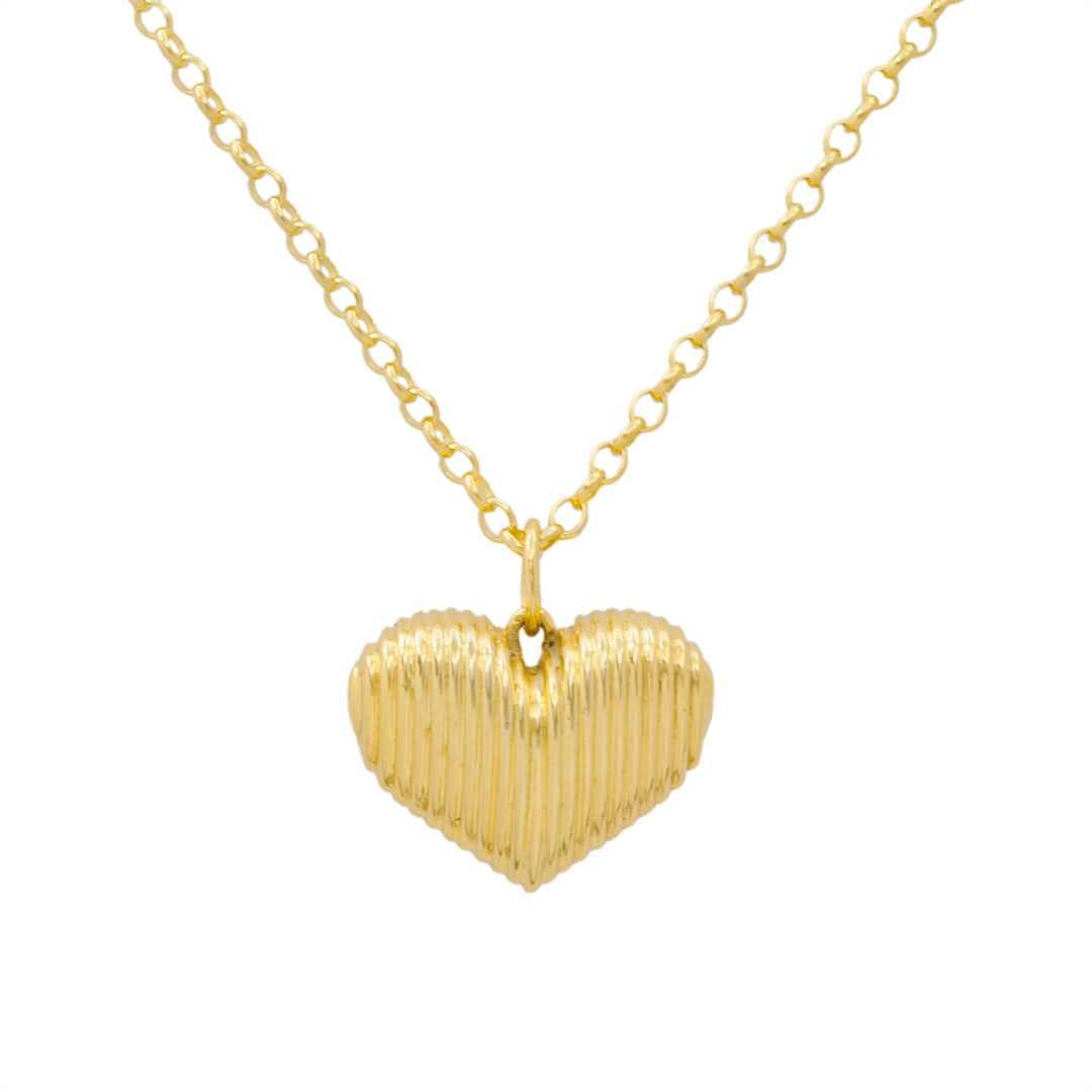 COLAR SAVOY LOVE PRATA COM BANHO DE OURO AMARELO