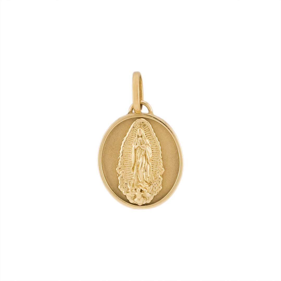 MEDALHA GUADALUPE OURO AMARELO