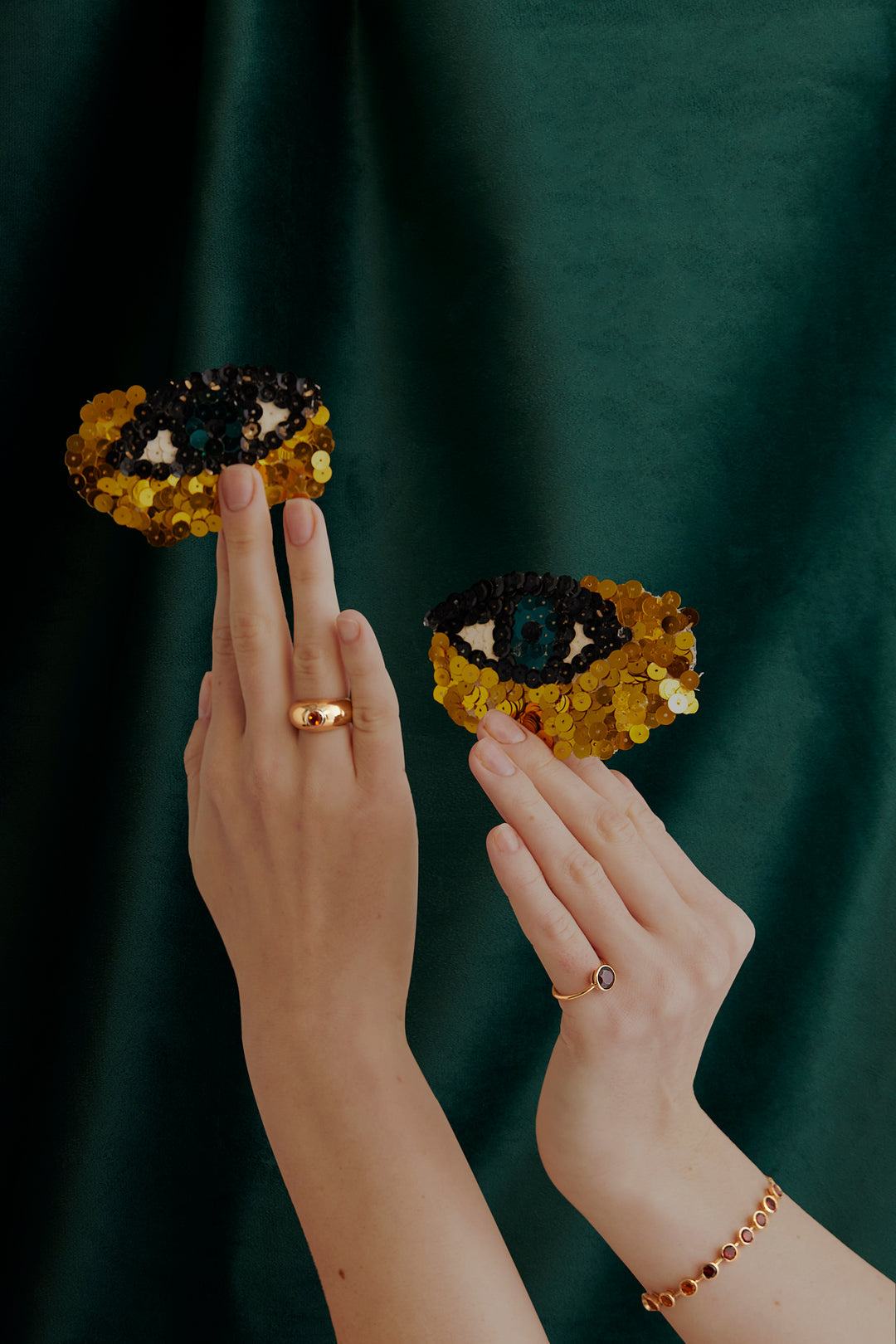 PULSEIRA ARLEQUIM OURO AMARELO GRANADA, CITRINO RIO GRANDE E CITRINO