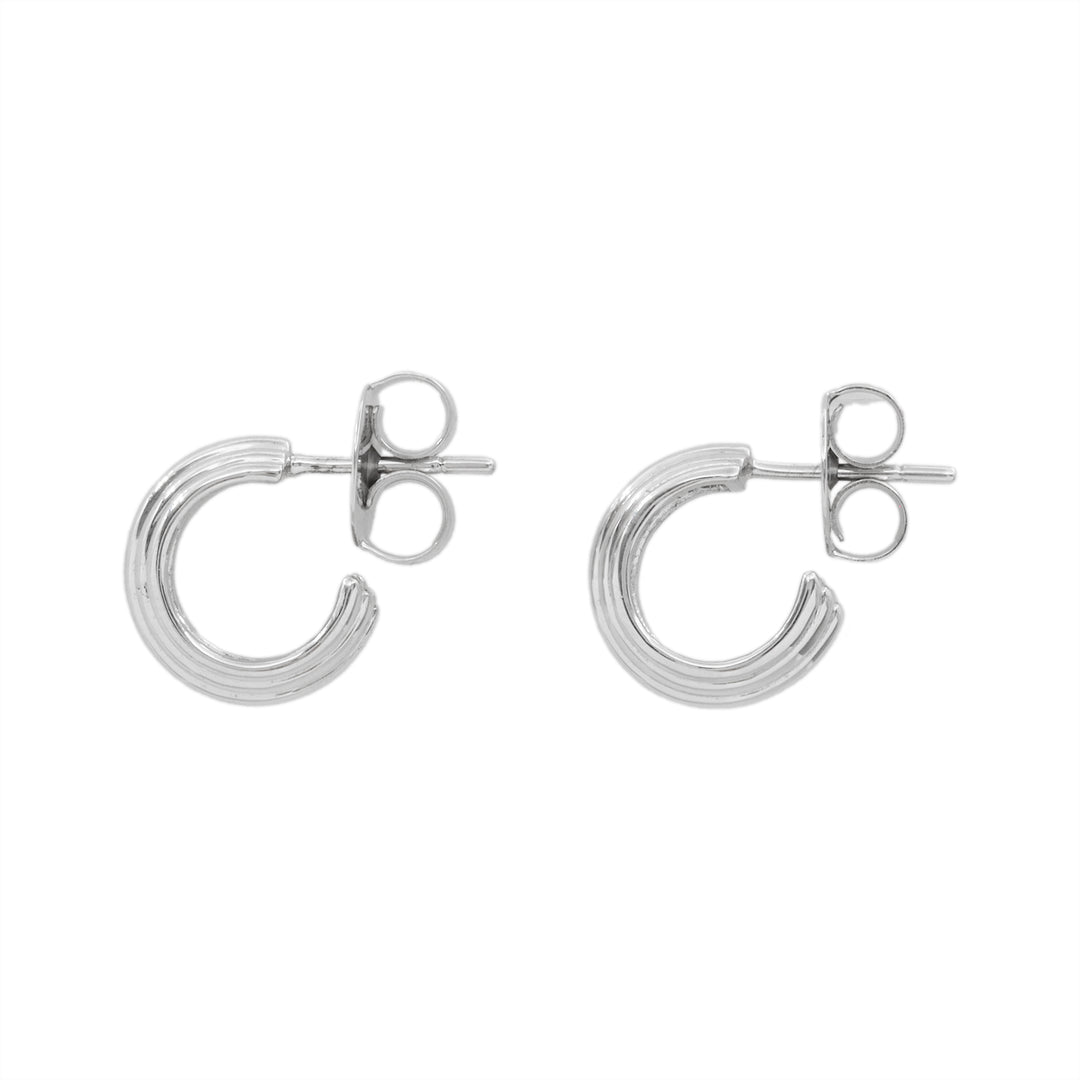 ARGOLA SAVOY PRATA COM BANHO DE RÓDIO