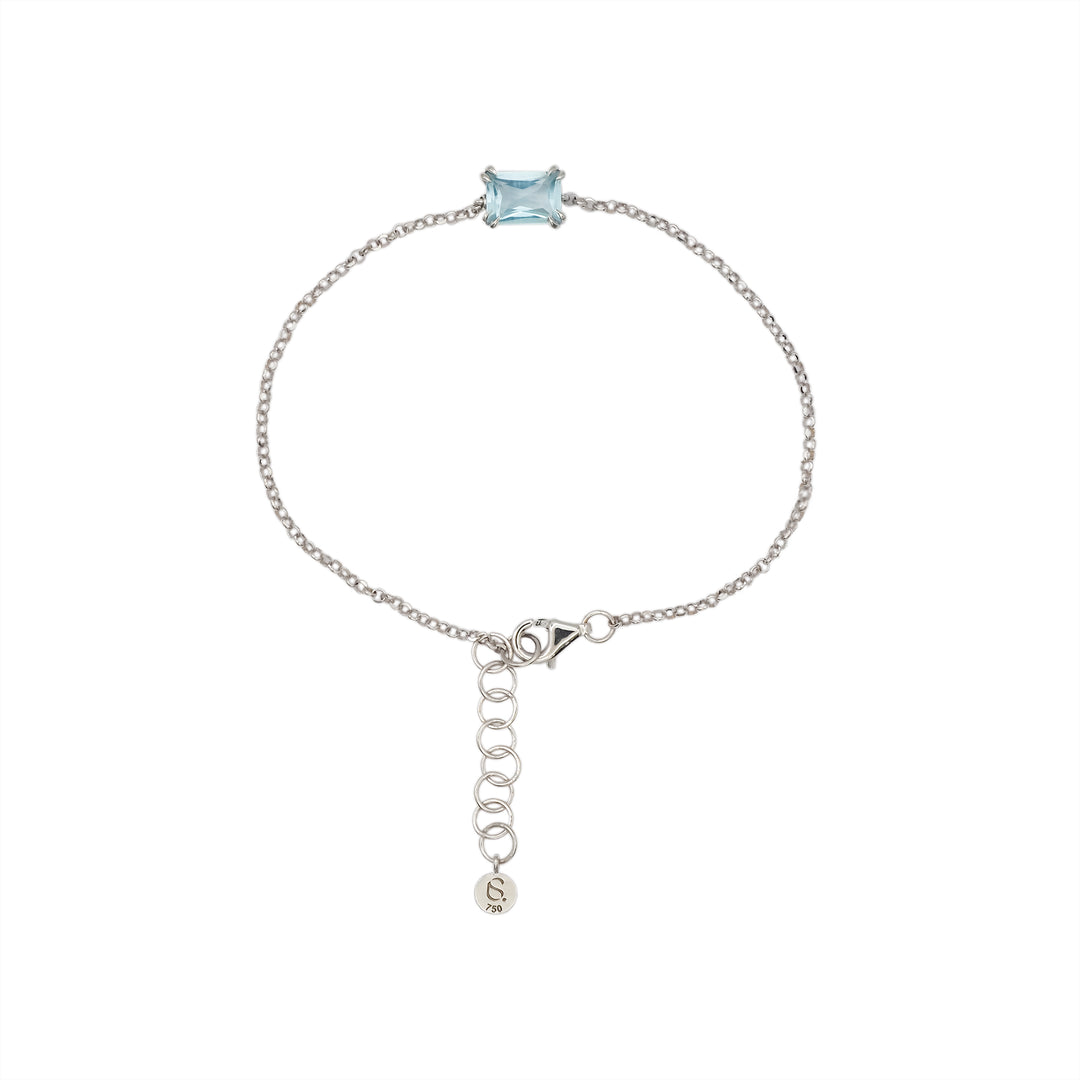 PULSEIRA MINI KANJU OURO BRANCO TOPÁZIO SKY