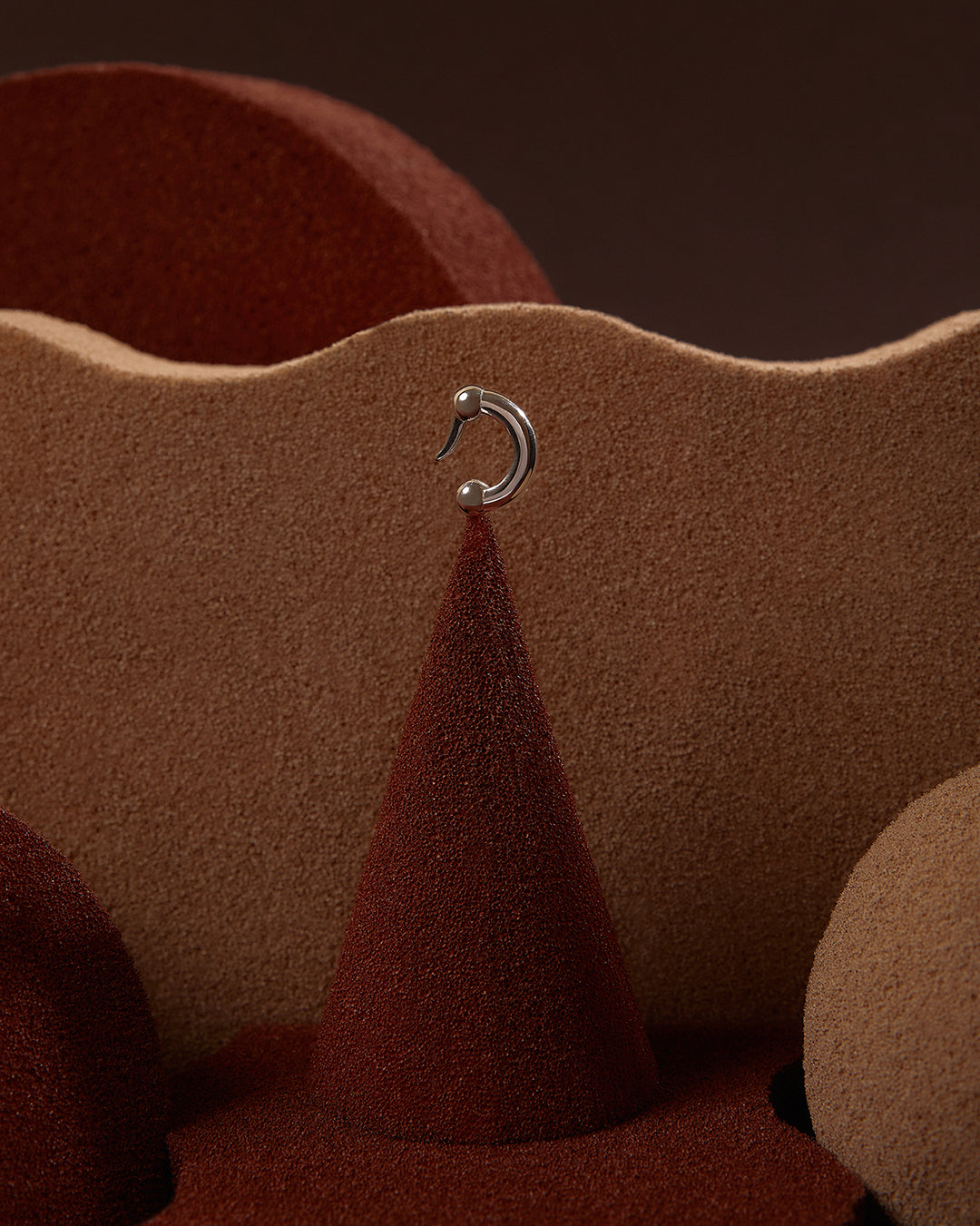 PIERCING NEW DOTS PRATA COM BANHO RÓDIO